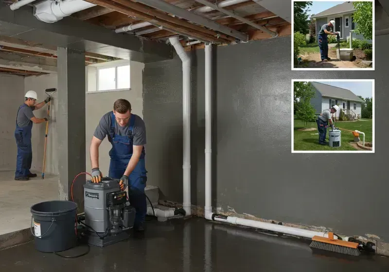 Basement Waterproofing and Flood Prevention process in Koreatown, CA